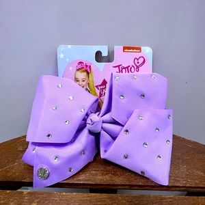 JoJo Siwa Bow in Lavender & Rhinestones